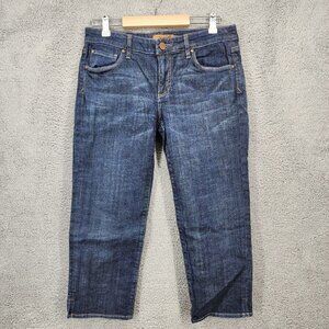 Arden B Women's Size 30 Blue Denim Low‎ Rise Crop Dark Wash Jeans